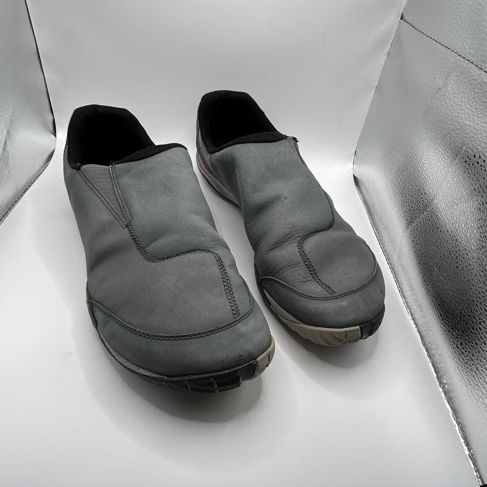 Merrell Shiver Moc 2 Waterproof Slip On Shoes Castlerock Grey Mens 14